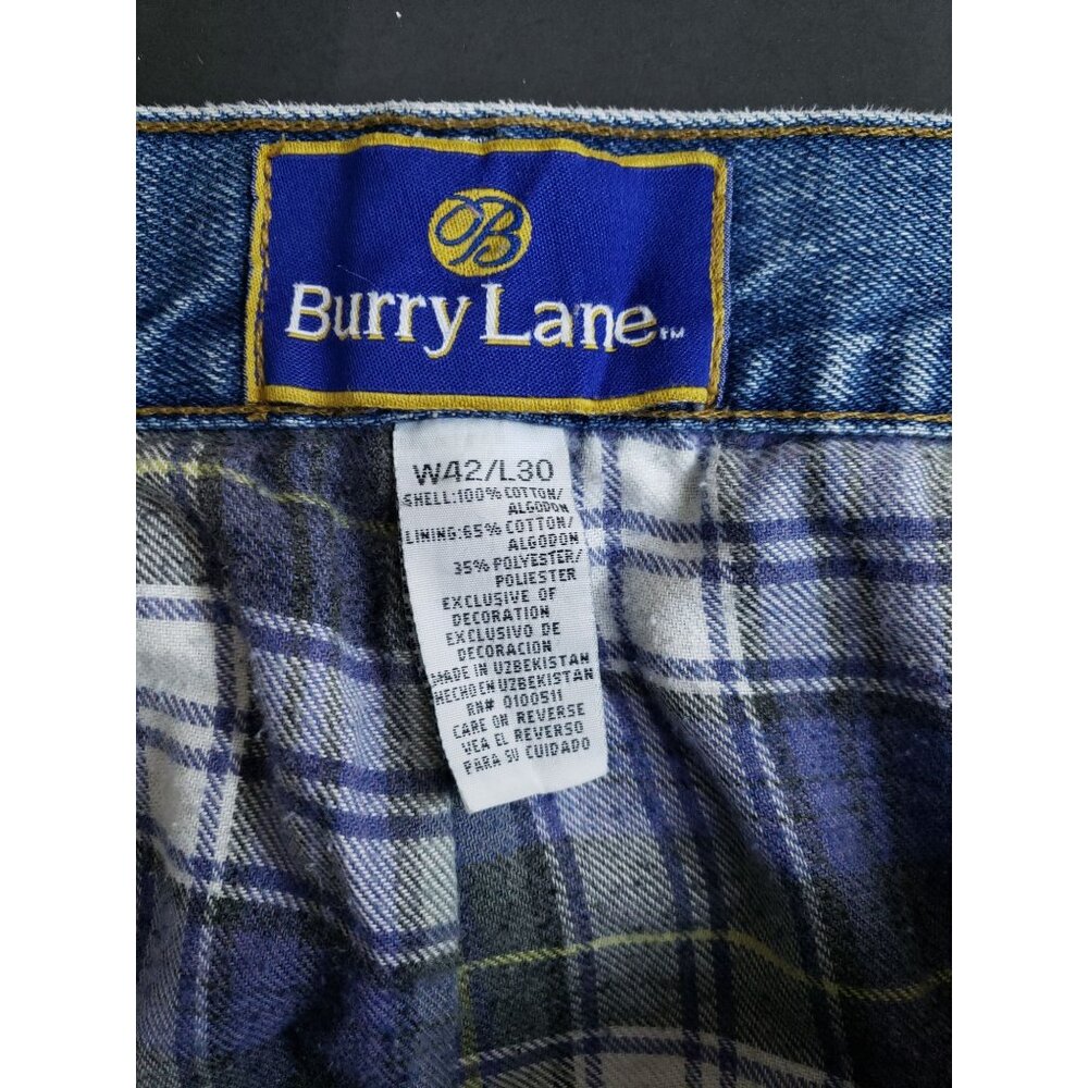 Burry Lane Flannel Lined Jeans Men's Size 42x30 - Picture 8 of 10